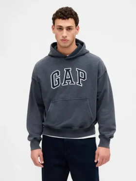 Sweat à capuche oversize épais pour adulte avec logo