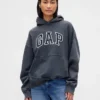 Sweat à capuche oversize épais pour adulte avec logo