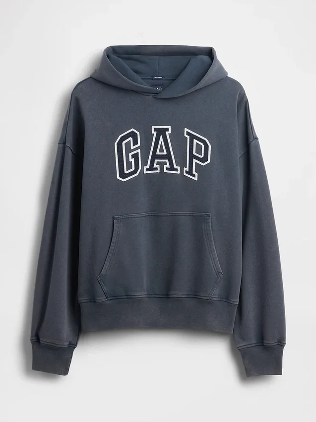 Sweat à capuche oversize épais pour adulte avec logo
