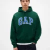 Sweat à capuche oversize pour adulte en molleton français extra-épais avec logo