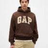 Sweat à capuche oversize pour adulte en molleton français extra-épais avec logo