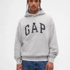 Sweat à capuche oversize pour adulte en molleton français extra-épais avec logo