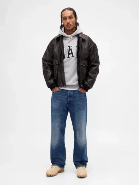 Sweat à capuche oversize pour adulte en molleton français extra-épais avec logo