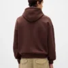 Sweat à capuche oversize pour adulte en molleton français extra-épais avec logo
