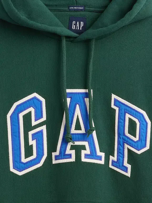 Sweat à capuche oversize pour adulte en molleton français extra-épais avec logo