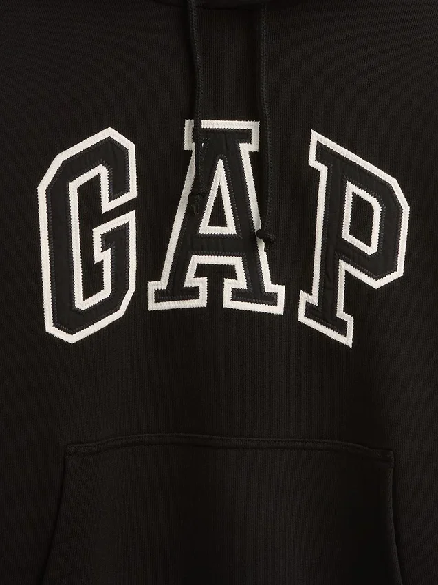 Sweat à capuche oversize pour adulte en molleton français extra-épais avec logo