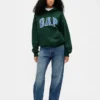 Sweat à capuche oversize pour adulte en molleton français extra-épais avec logo