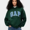 Sweat à capuche oversize pour adulte en molleton français extra-épais avec logo