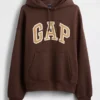 Sweat à capuche oversize pour adulte en molleton français extra-épais avec logo