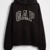 Sweat à capuche oversize pour adulte en molleton français extra-épais avec logo