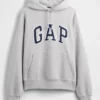 Sweat à capuche oversize pour adulte en molleton français extra-épais avec logo
