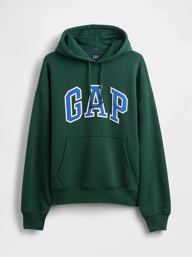 Sweat à capuche oversize pour adulte en molleton français extra-épais avec logo