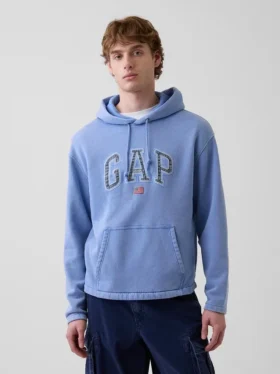 Sweat à capuche oversize Vintagesoft avec logo Americana