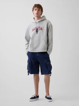 Sweat à capuche oversize Vintagesoft avec logo Americana