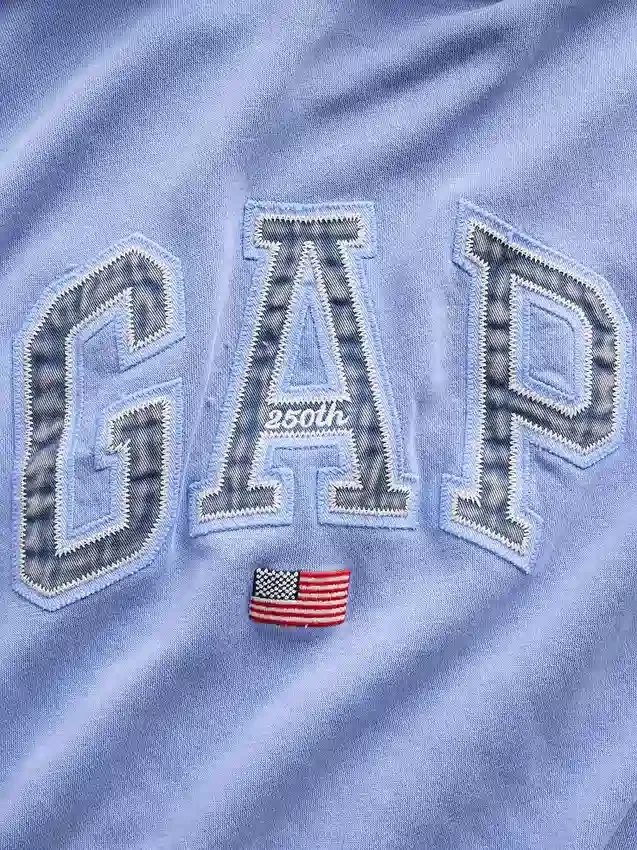 Sweat à capuche oversize Vintagesoft avec logo Americana