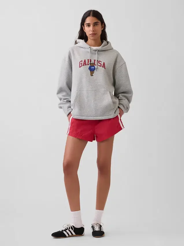 Sweat à capuche oversize Vintagesoft avec logo Americana