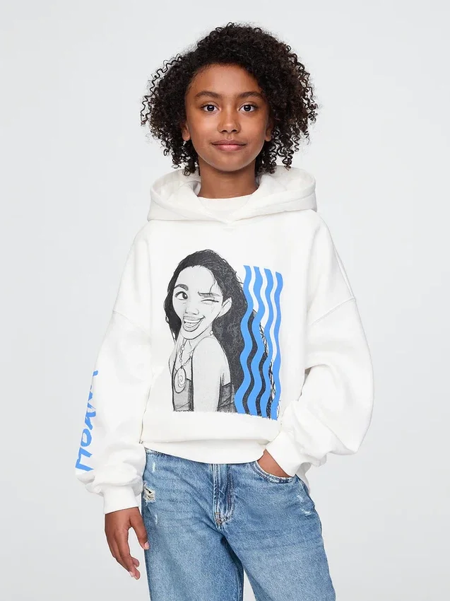 Sweat à capuche oversize Vintagesoft GAP × Disney pour enfants