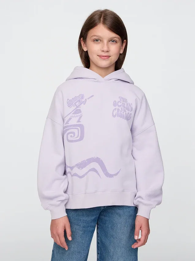 Sweat à capuche oversize Vintagesoft GAP × Disney pour enfants