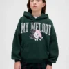 Sweat à capuche oversize Vintagesoft Hello Kitty pour enfants