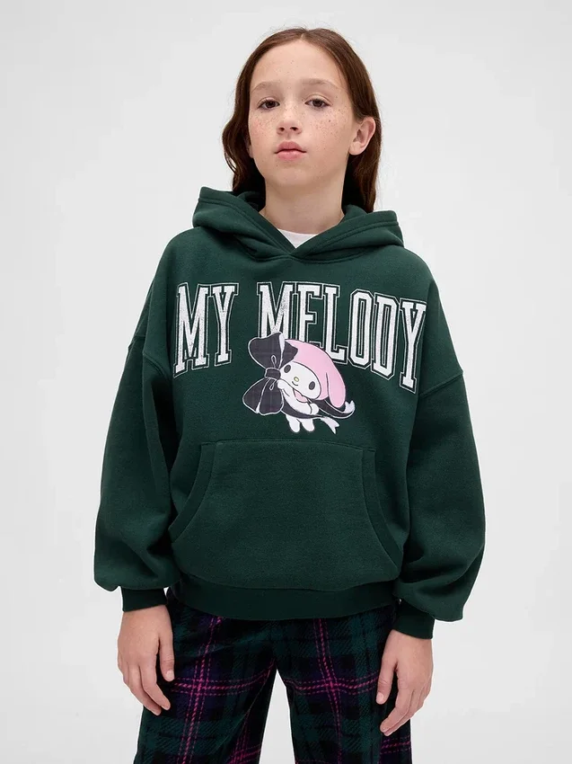Sweat à capuche oversize Vintagesoft Hello Kitty pour enfants