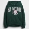 Sweat à capuche oversize Vintagesoft Hello Kitty pour enfants