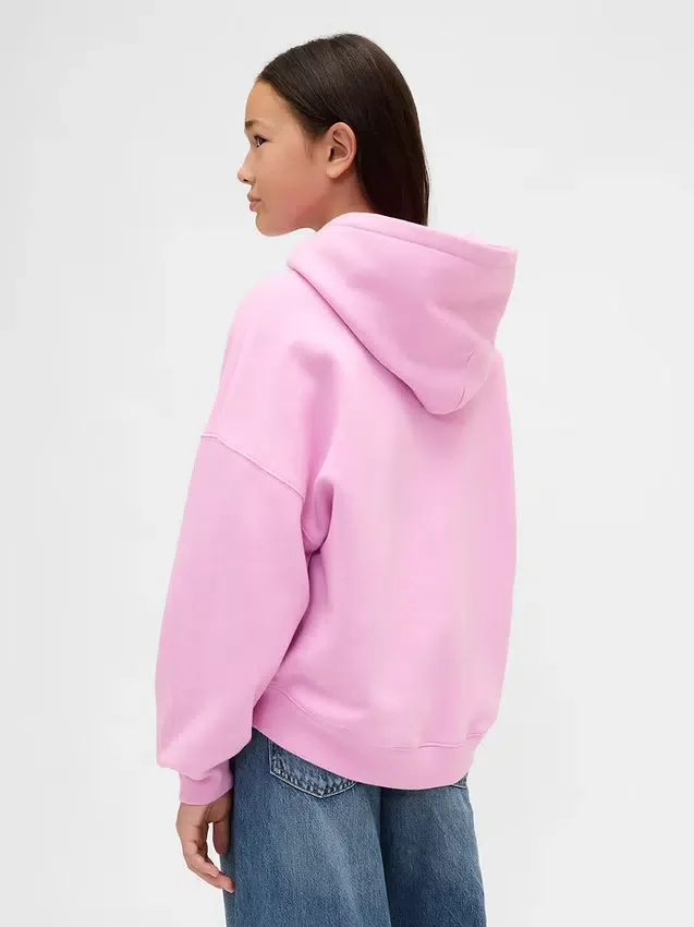 Sweat à capuche oversize Vintagesoft pour enfant avec logo en forme de cœur