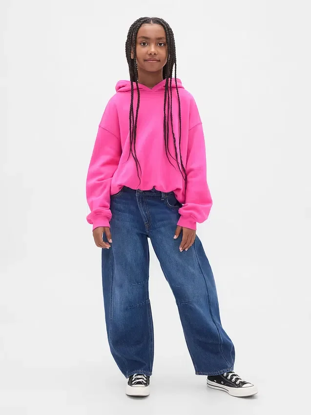 Sweat à capuche oversize Vintagesoft pour enfants
