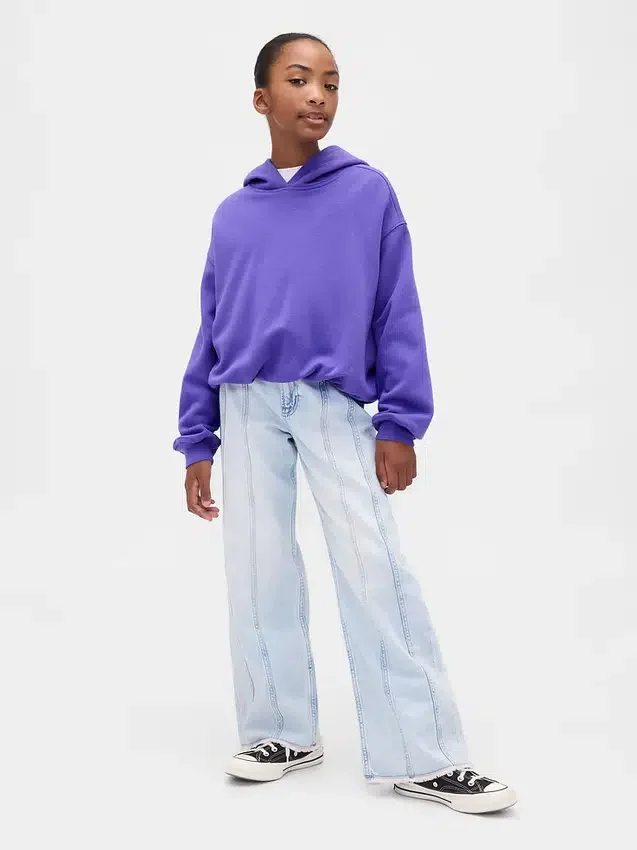 Sweat à capuche oversize Vintagesoft pour enfants