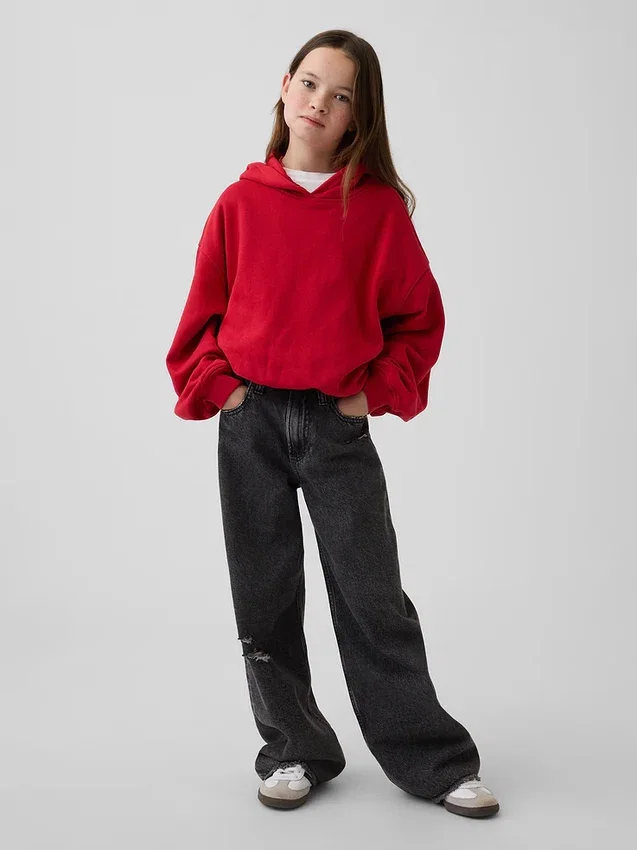 Sweat à capuche oversize Vintagesoft pour enfants