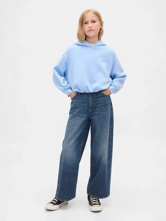 Sweat à capuche oversize Vintagesoft pour enfants