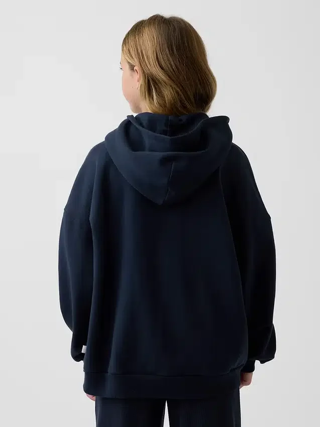 Sweat à capuche oversize zippé Vintagesoft pour enfants