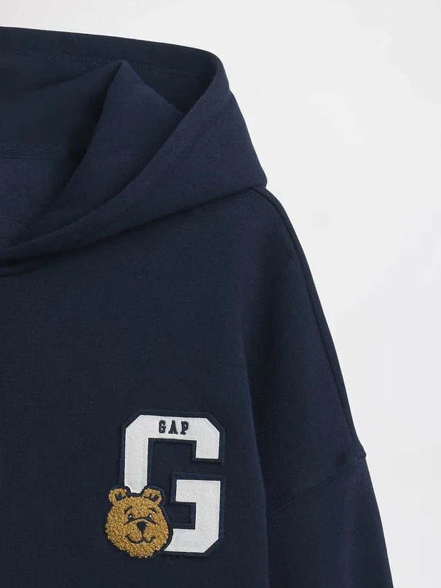 Sweat à capuche oversize zippé Vintagesoft pour enfants