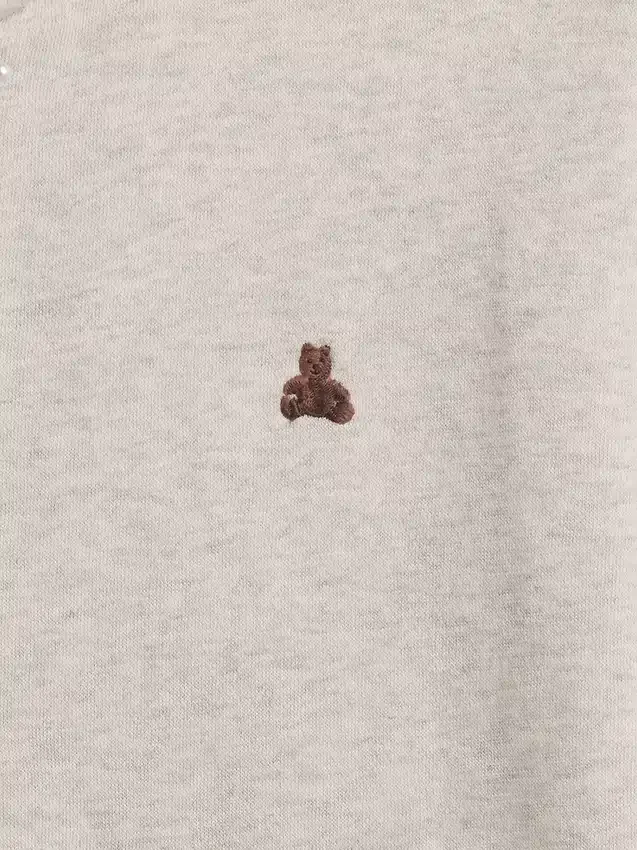 Sweat à capuche oversize zippé Vintagesoft pour enfants