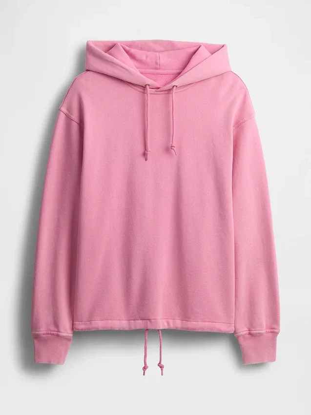 Sweat à capuche épais en molleton français avec logo GAP