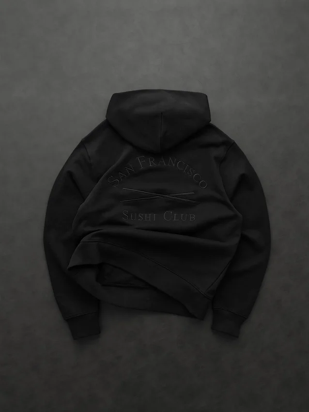 Sweat à capuche épais GAP × Sushi Club avec logo