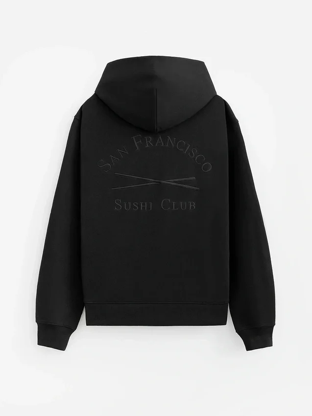 Sweat à capuche épais GAP × Sushi Club avec logo