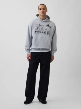 Sweat à capuche épais Jean-Michel Basquiat