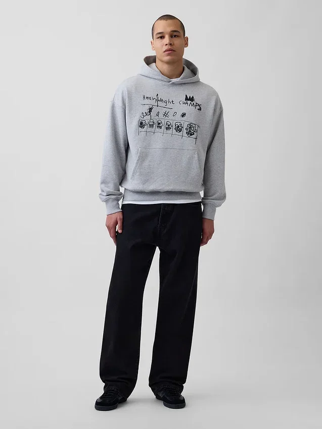 Sweat à capuche épais Jean-Michel Basquiat