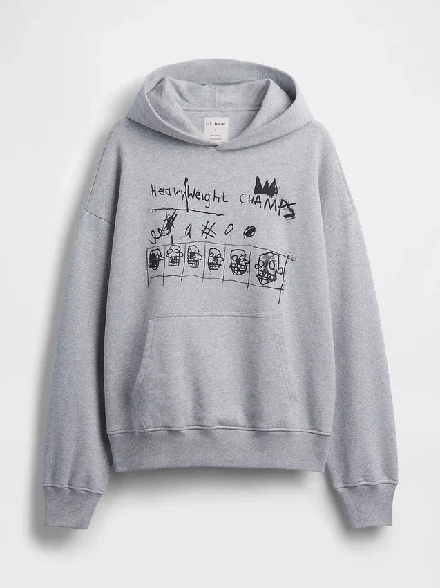 Sweat à capuche épais Jean-Michel Basquiat