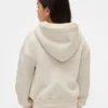 Sweat à capuche pour enfant avec logo graphique et doublure en polaire Sherpa