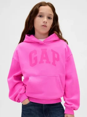 Sweat à capuche pour enfant avec logo Vintagesoft