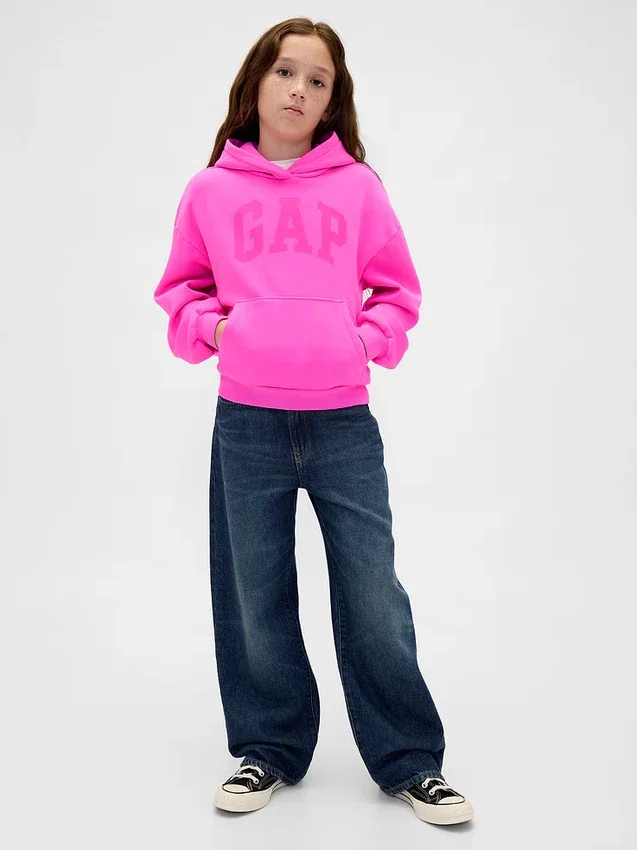 Sweat à capuche pour enfant avec logo Vintagesoft