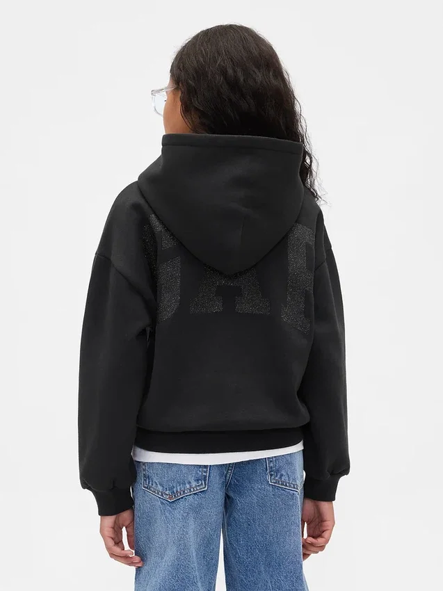 Sweat à capuche pour enfant avec logo Vintagesoft