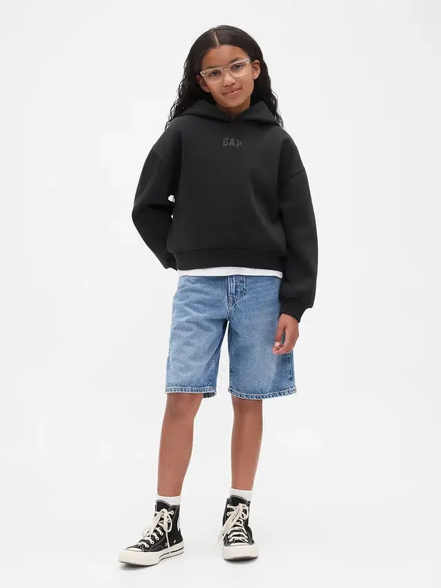 Sweat à capuche pour enfant avec logo Vintagesoft