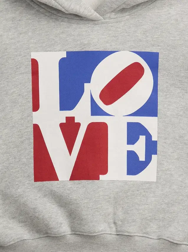 Sweat à capuche « Robert Indiana Love » pour enfant