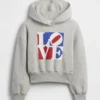 Sweat à capuche « Robert Indiana Love » pour enfant