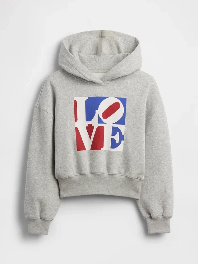 Sweat à capuche « Robert Indiana Love » pour enfant