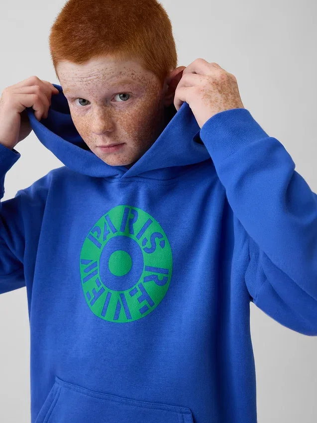 Sweat à capuche Robert Indiana Vintagesoft pour enfant