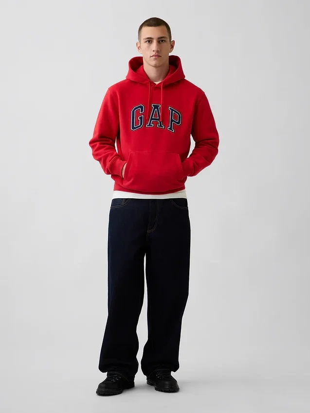 Sweat à capuche Vintagesoft Arch Logo pour adulte