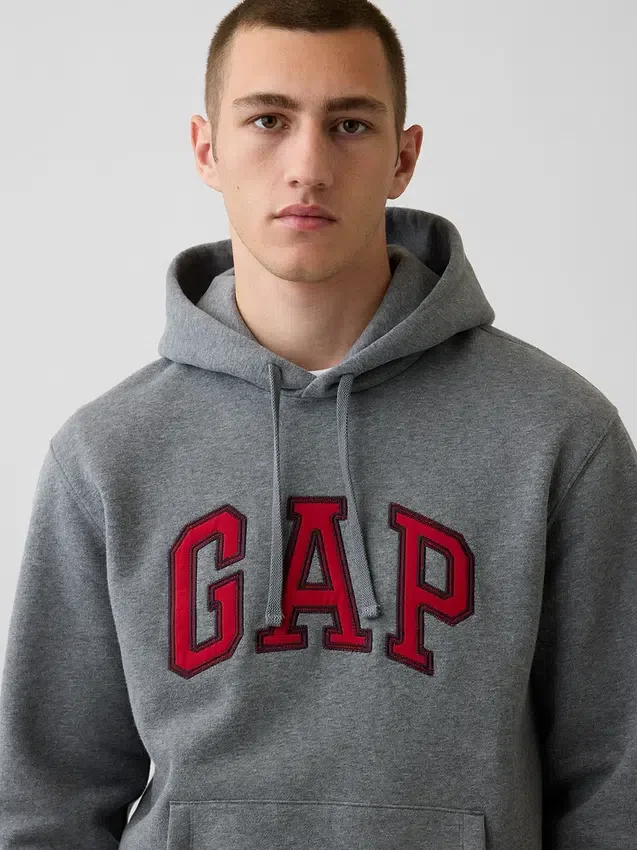 Sweat à capuche Vintagesoft Arch Logo pour adulte